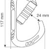 MOSQUETÃO GUIA XL 3LOCK - CAMP